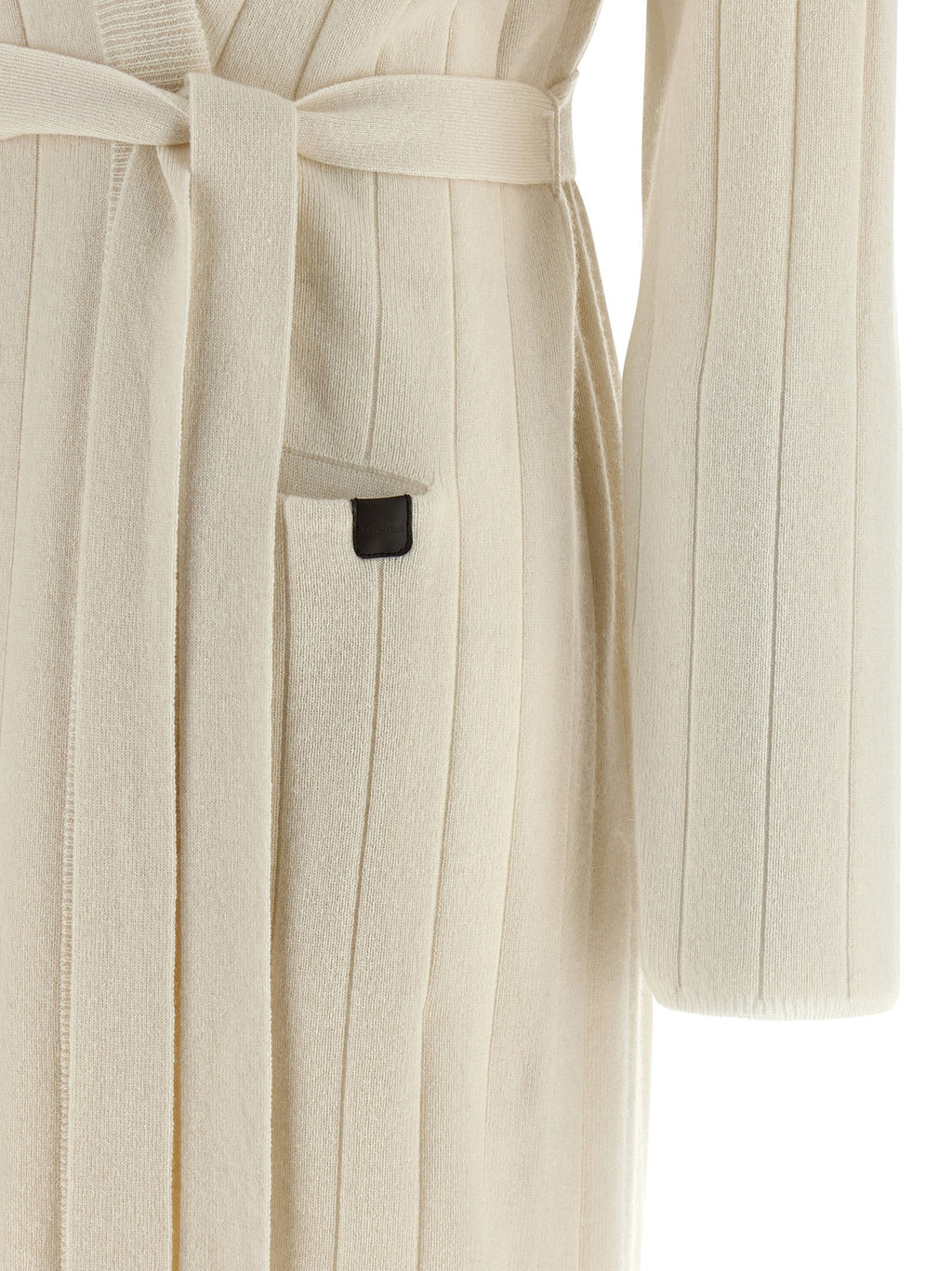Max Mara White Cashmere Cardigan