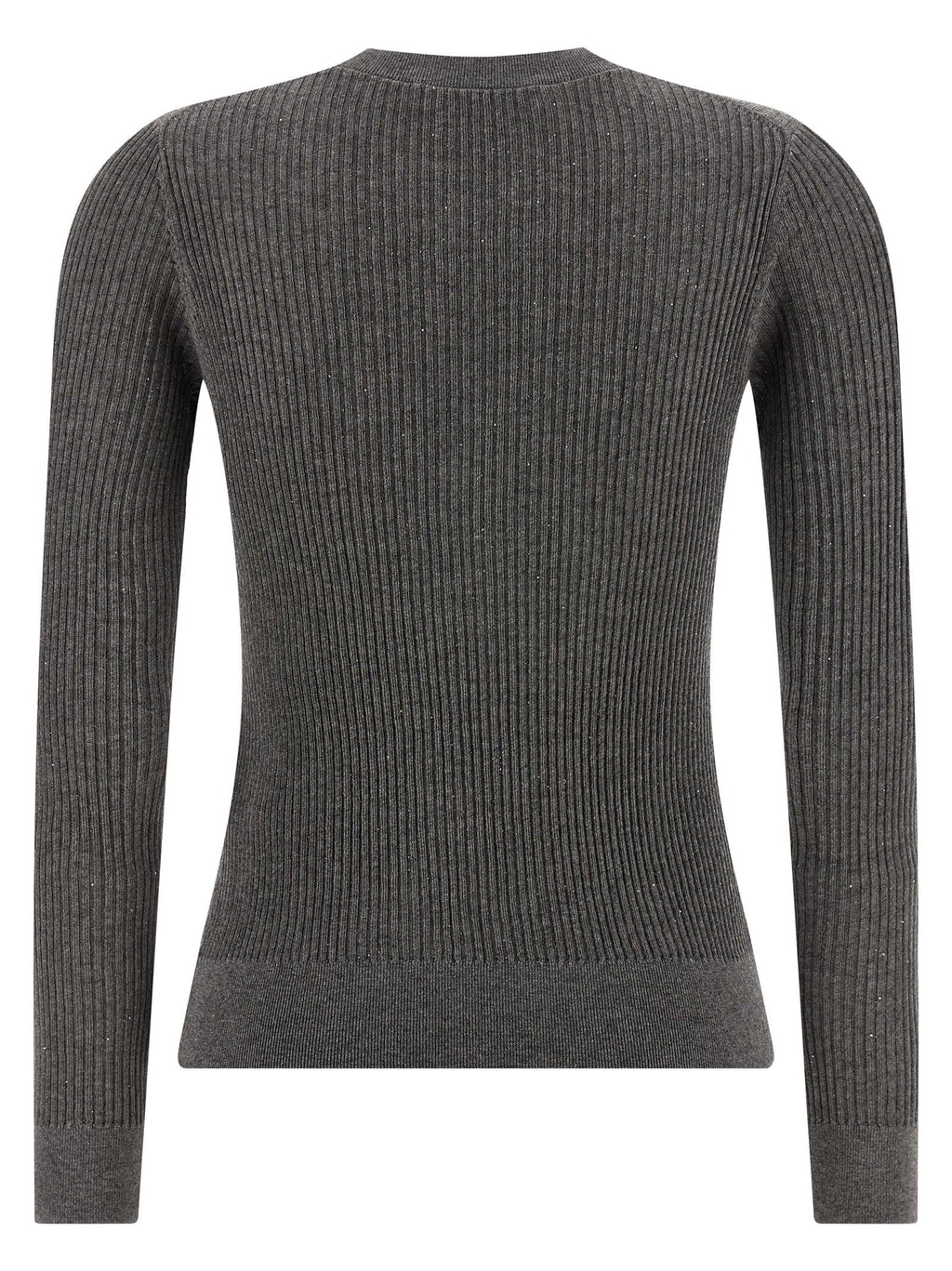 Max Mara Gray Silk Cardigan