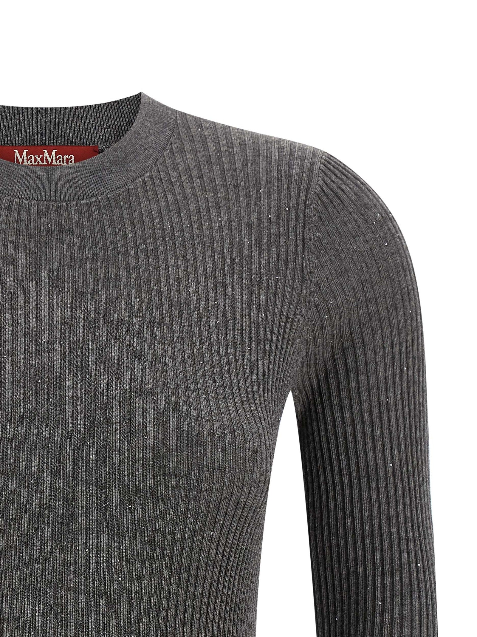 Max Mara Gray Silk Cardigan
