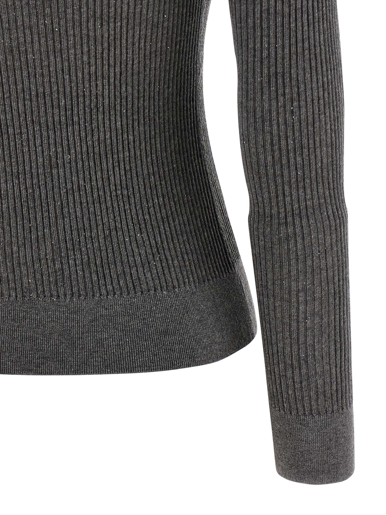 Max Mara Gray Silk Cardigan