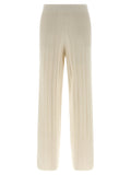 Max Mara White Cashmere Joggers (Workout Pants)