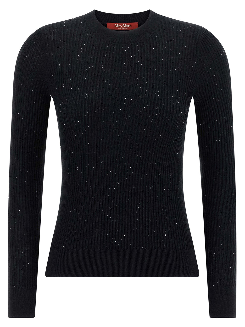 Max Mara Black Silk Cardigan