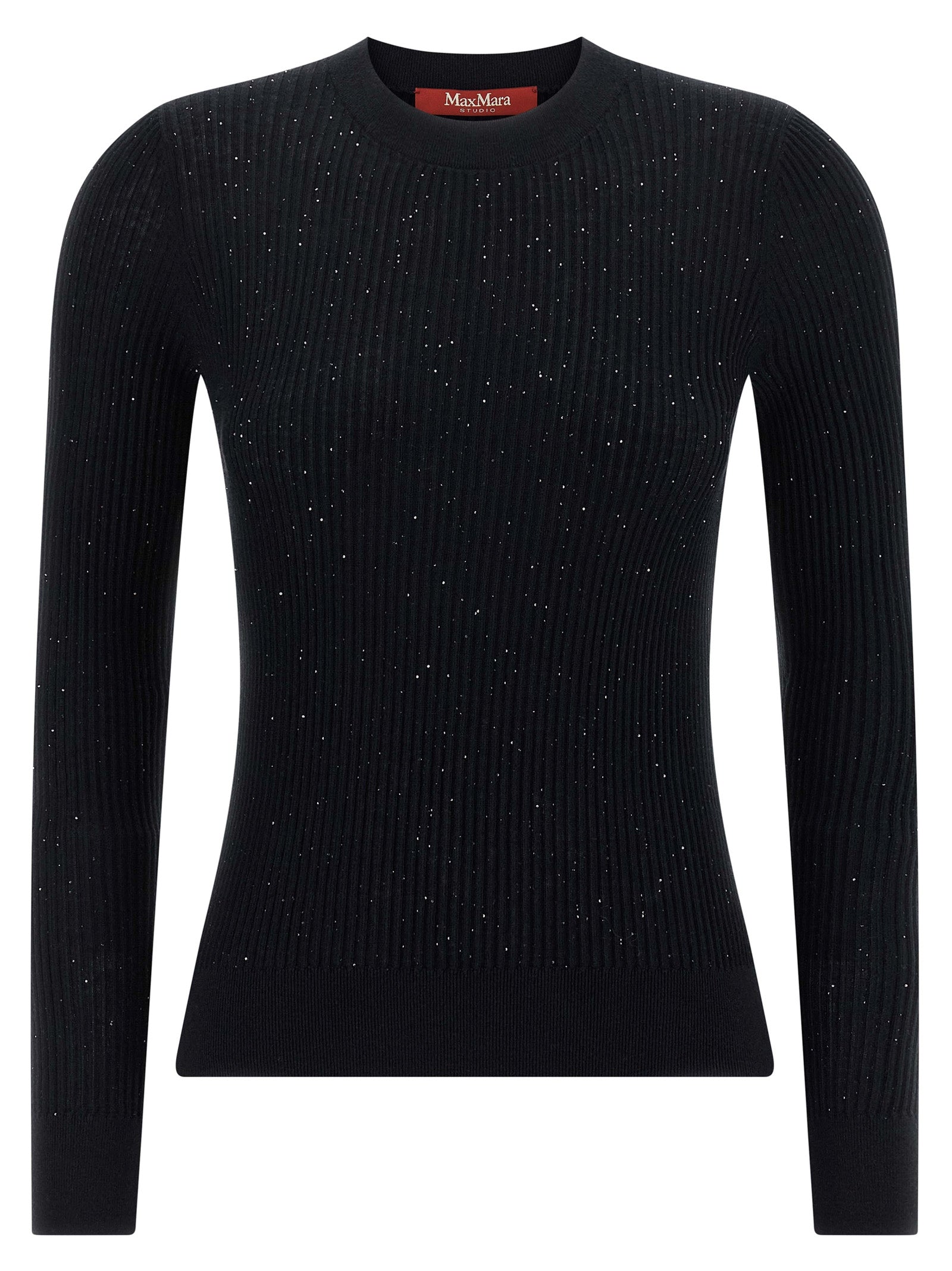 Max Mara Black Silk Cardigan