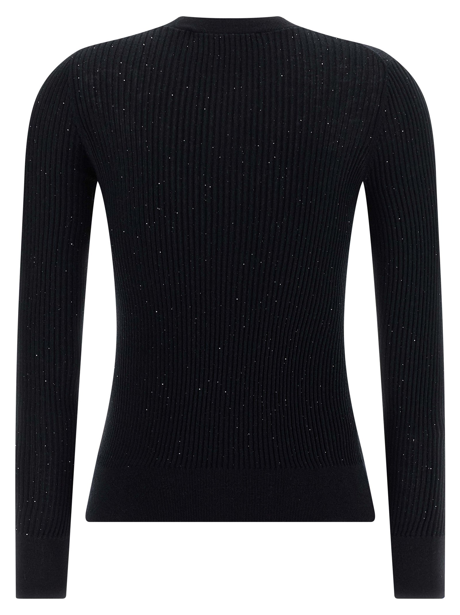Max Mara Black Silk Cardigan