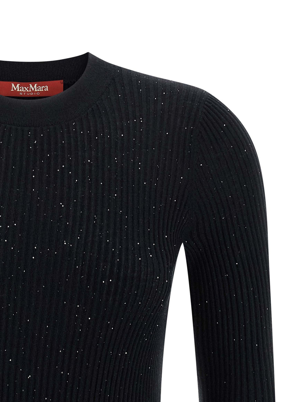 Max Mara Black Silk Cardigan