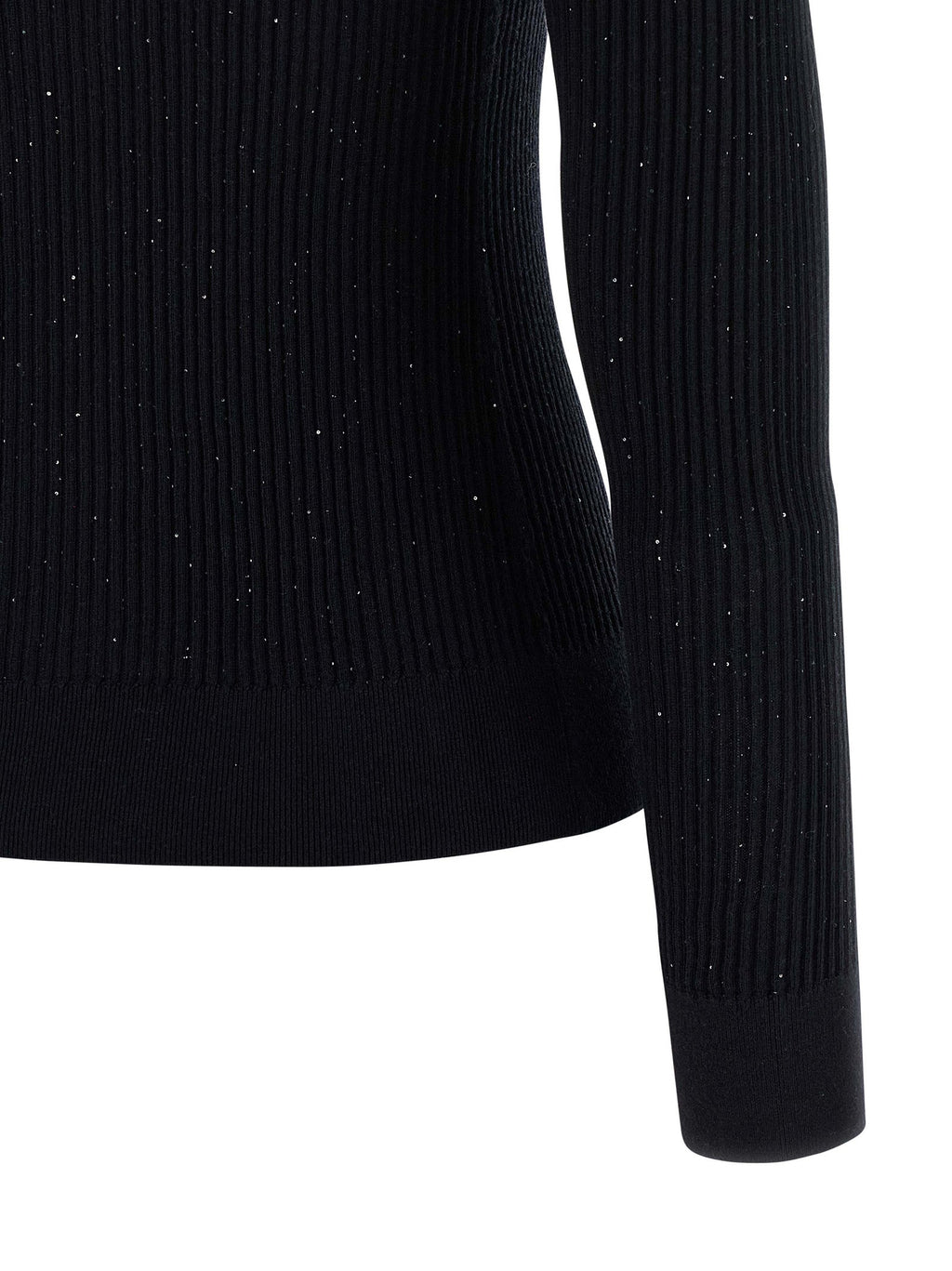 Max Mara Black Silk Cardigan
