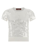 Max Mara White Virgin Wool Cardigan