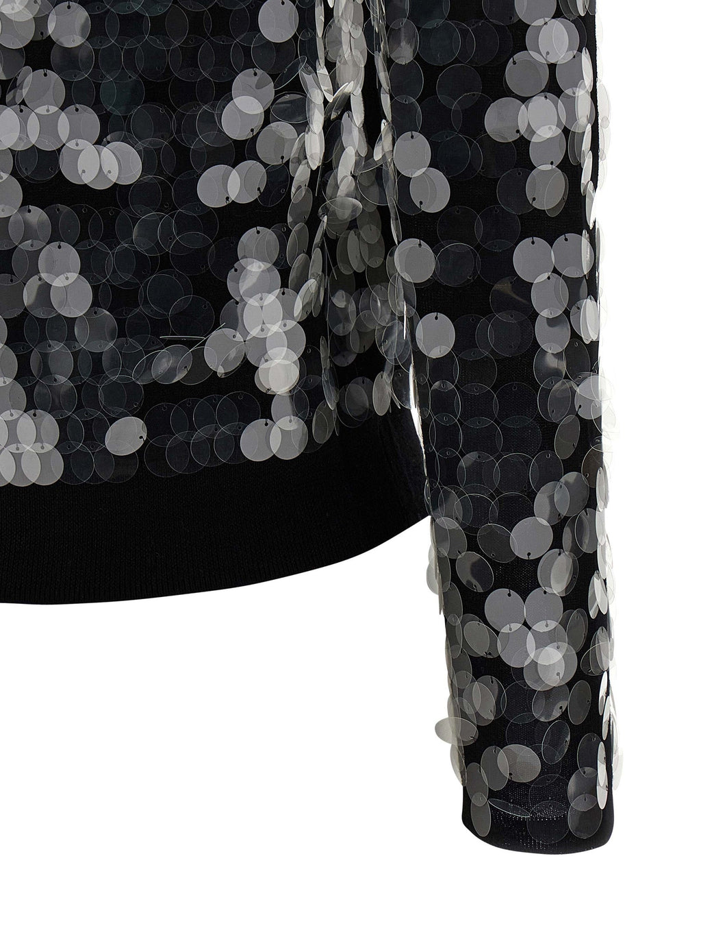 Max Mara Black Virgin Wool Cardigan