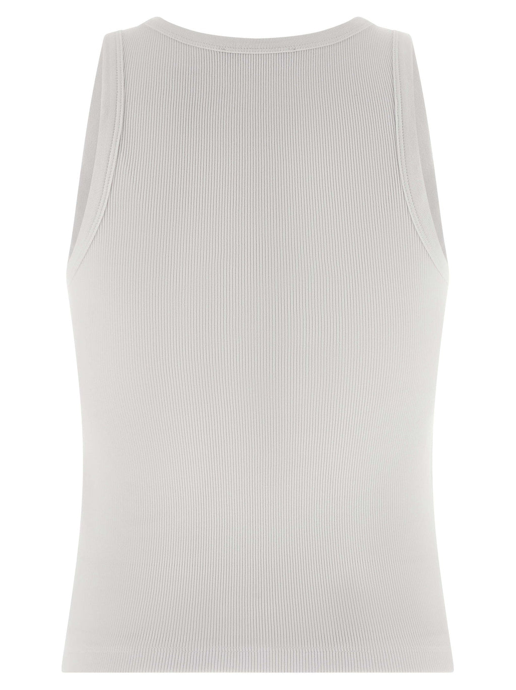 Givenchy White Cotton Sleeveles T-Shirt