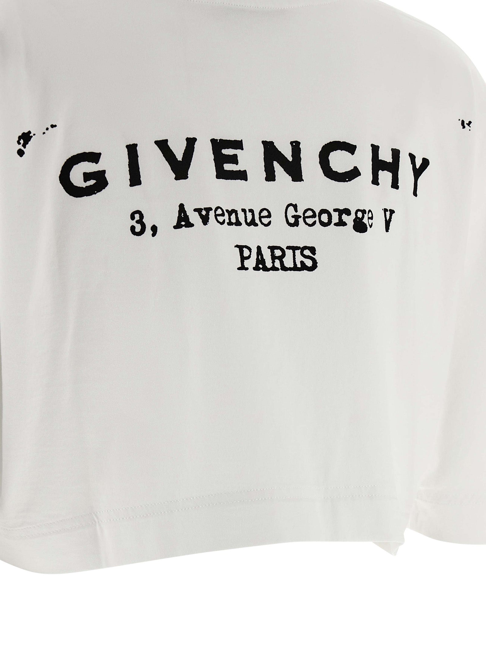 Givenchy White Cotton T-Shirt