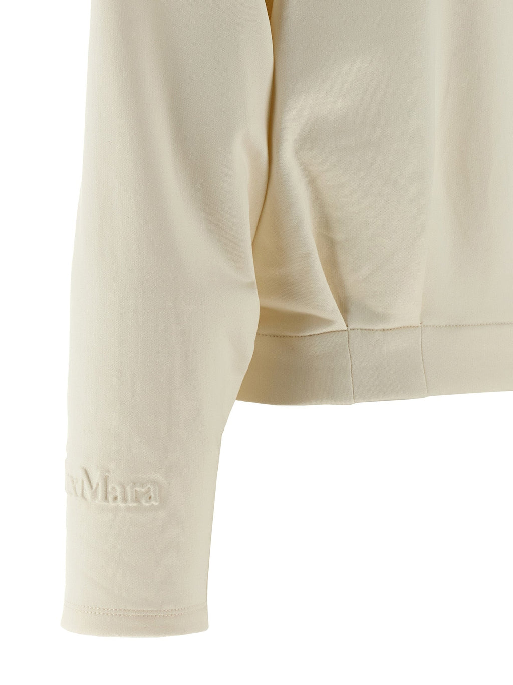 Max Mara White Silk Sweatshirt
