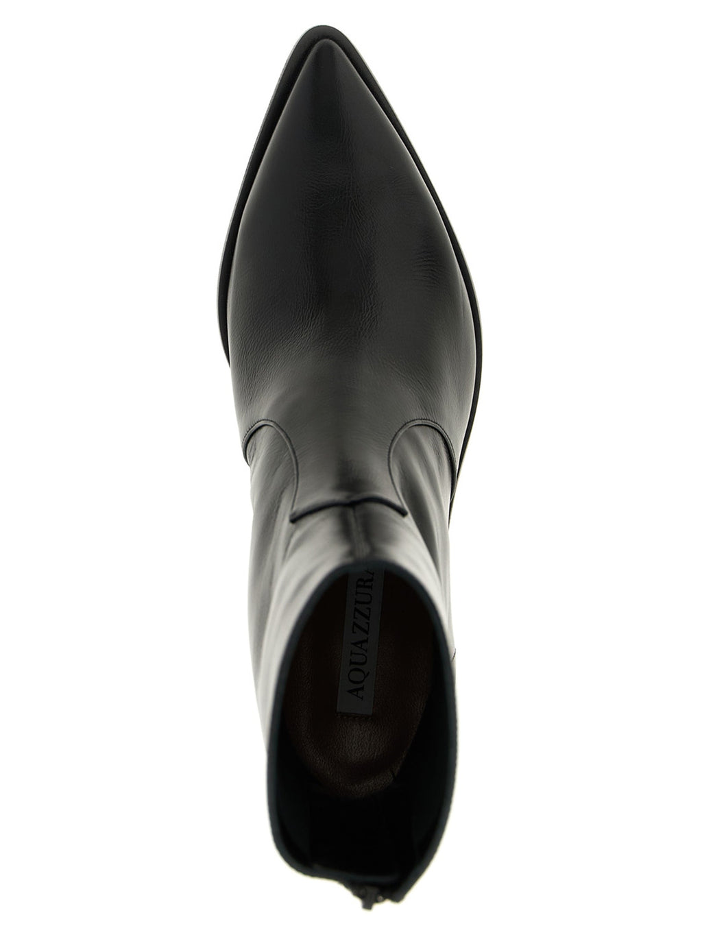 Aquazzura Black Calfskin Chelsea Boots
