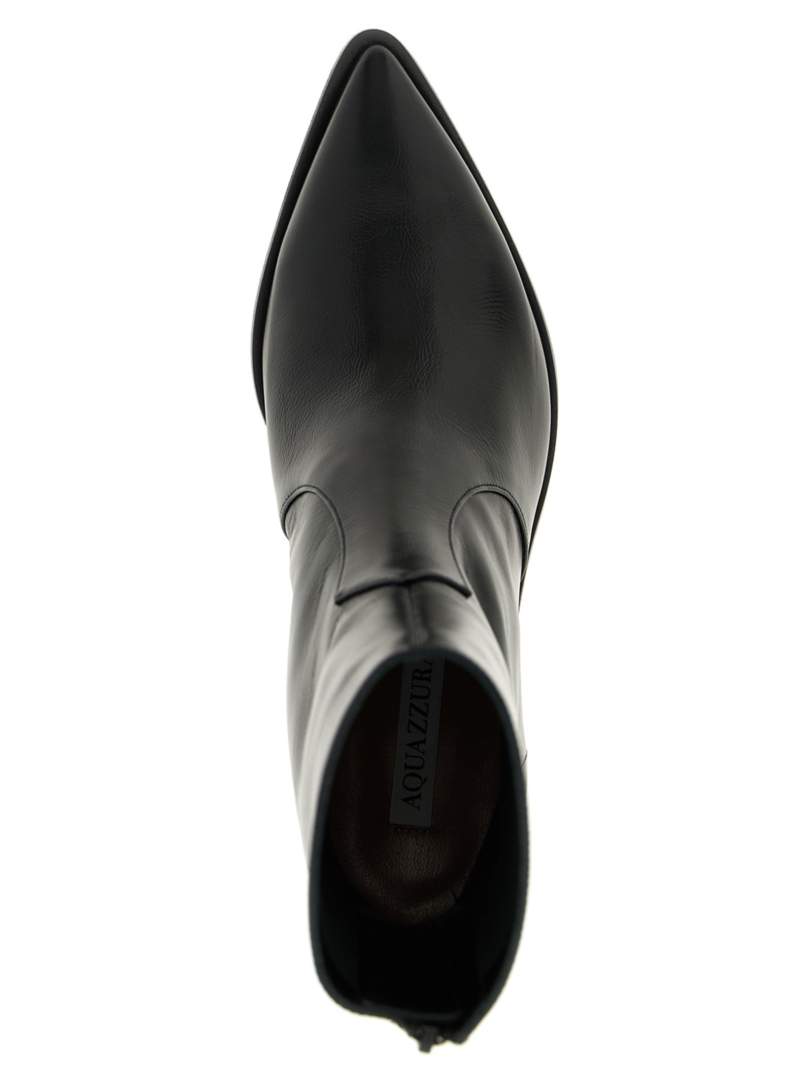 Aquazzura Black Calfskin Chelsea Boots