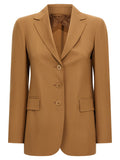 Max Mara Brown Virgin Wool Blazer