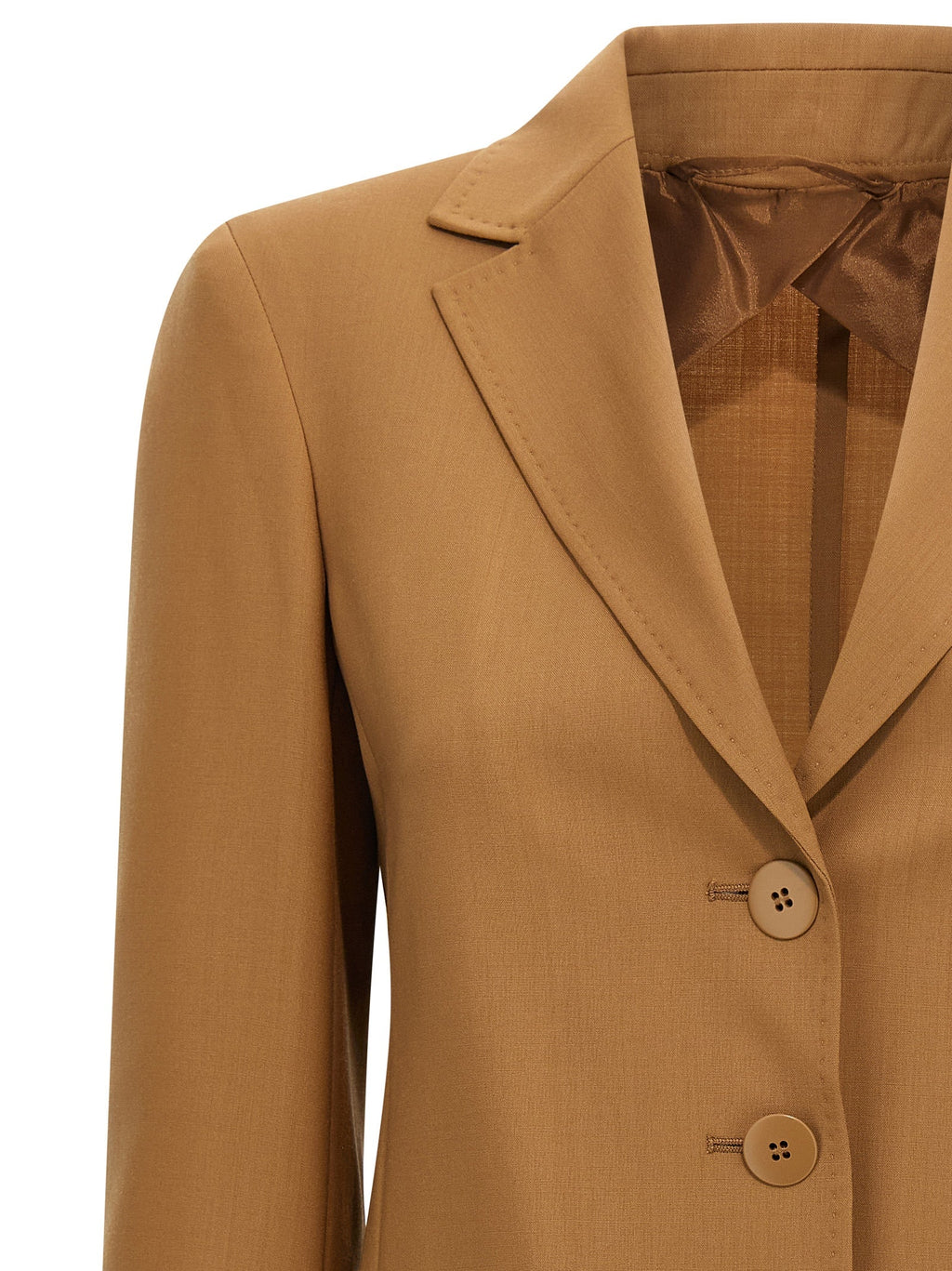 Max Mara Brown Virgin Wool Blazer