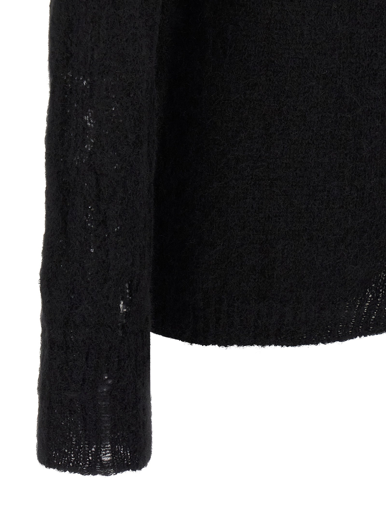 Thom Krom Black Wool Cardigan