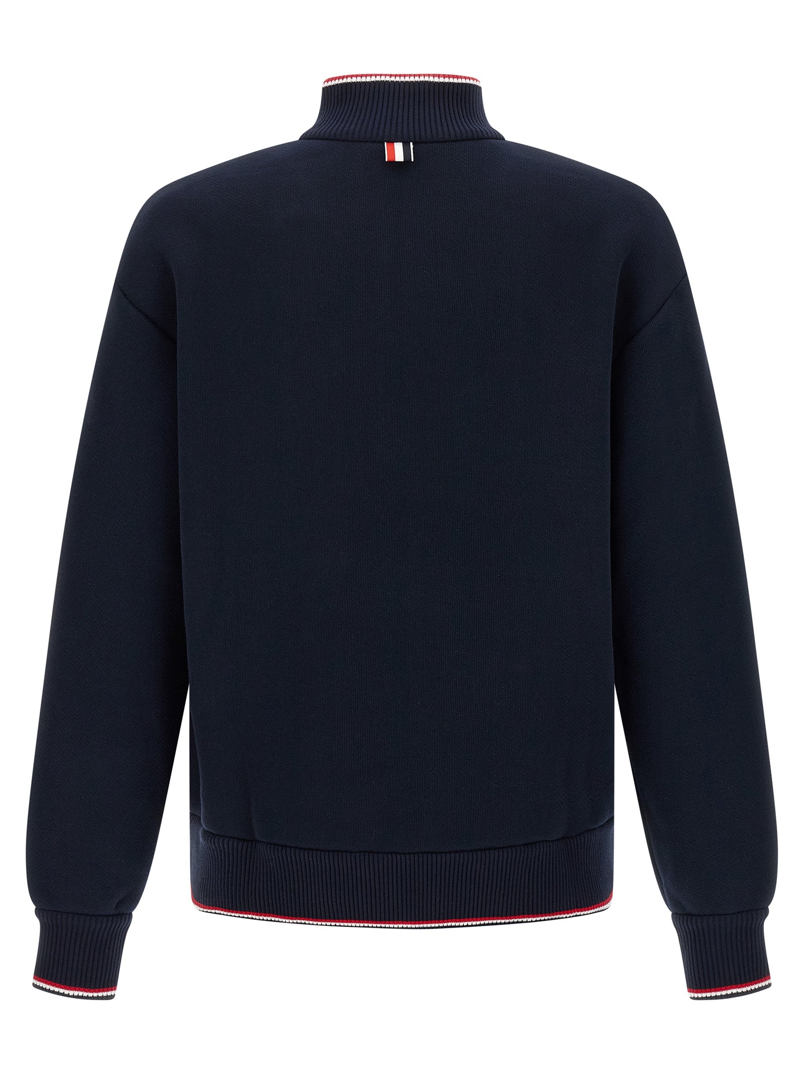 Thom Browne Blue Cotton Sweatshirt