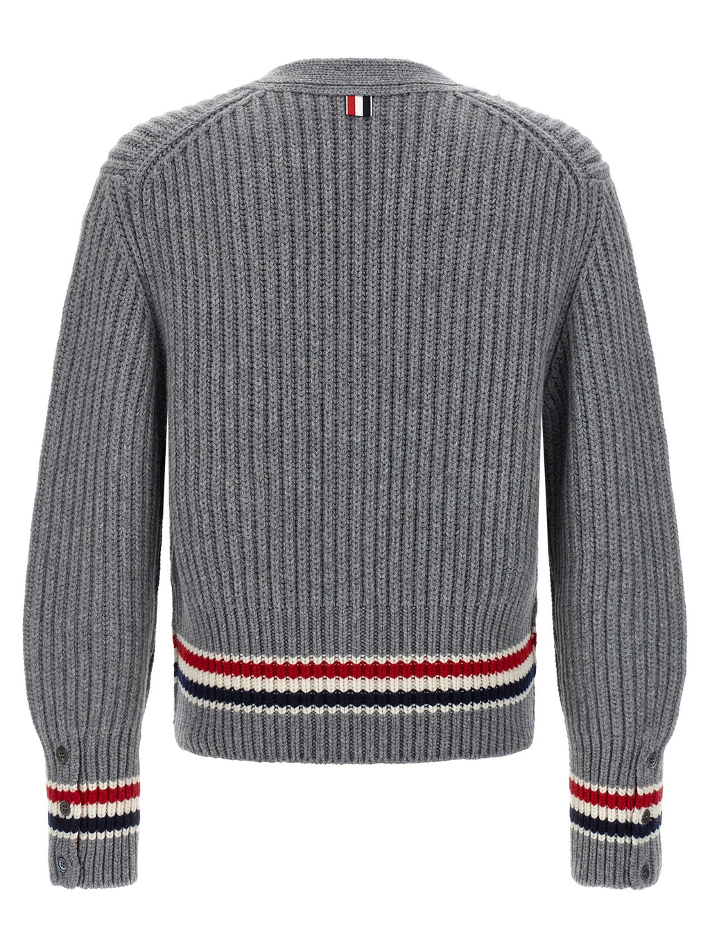 Thom Browne Gray Cashmere Cardigan