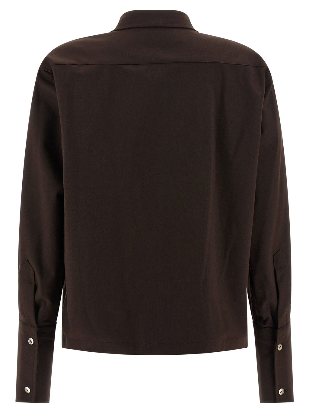 THELATEST Brown Polyester Blouse