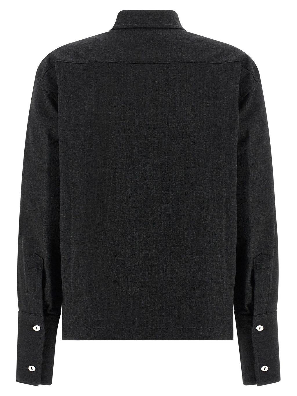 THELATEST Gray Polyester Blouse
