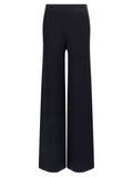 Max Mara Blue Viscose Casual Pants