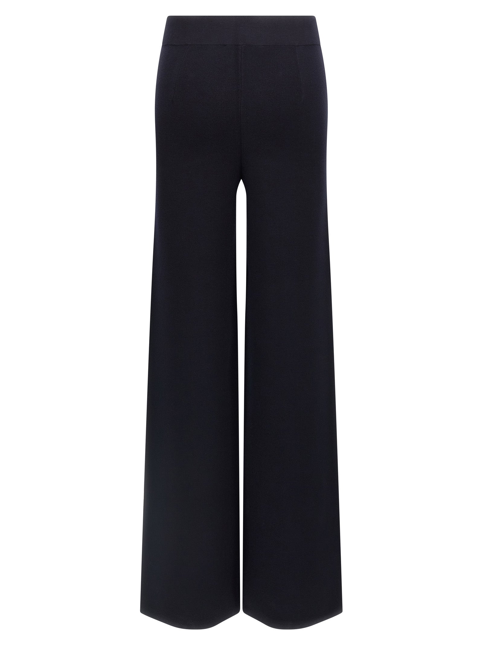 Max Mara Blue Viscose Casual Pants