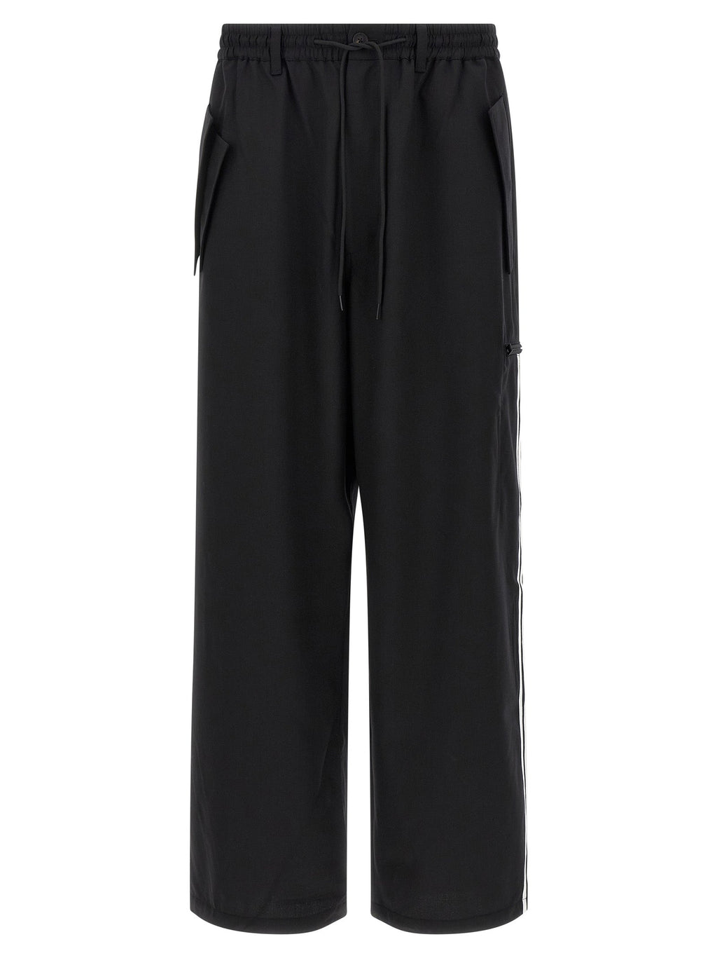 Y-3 Black Polyester Casual Pants