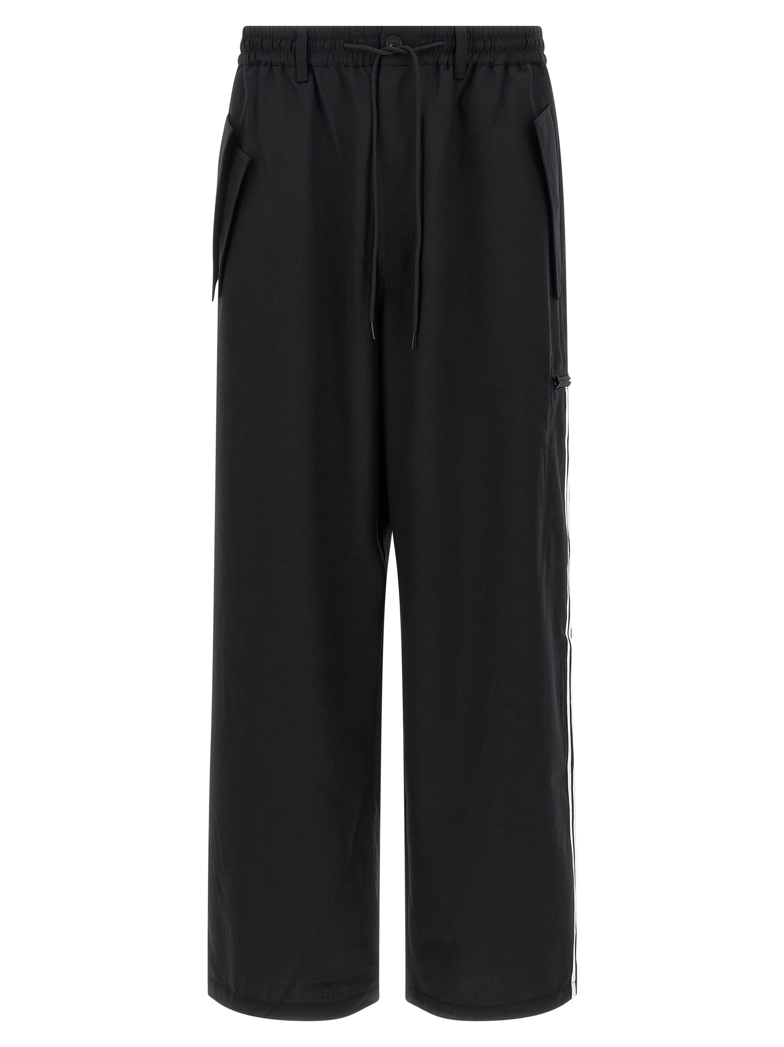 Y-3 Black Polyester Casual Pants