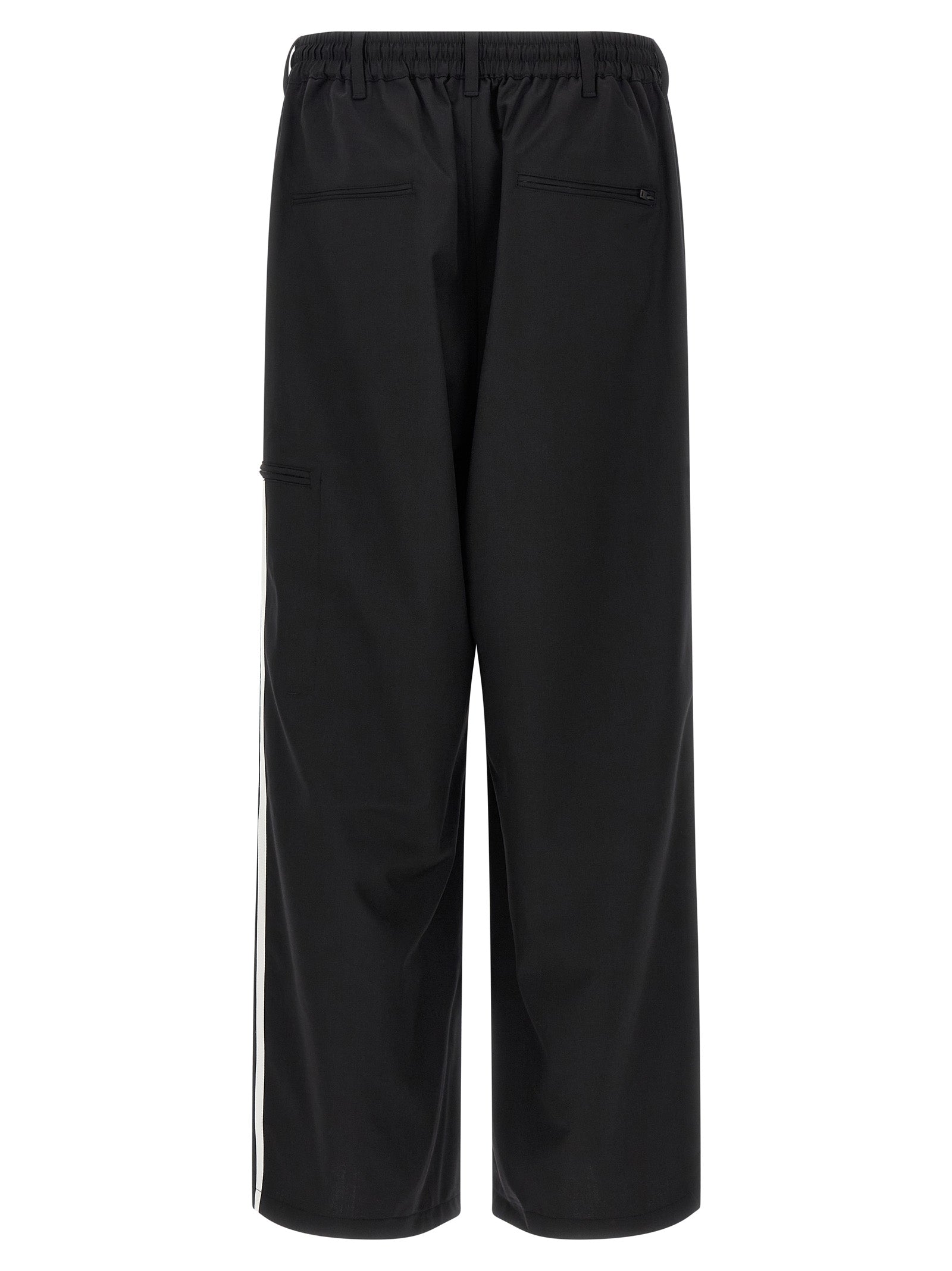 Y-3 Black Polyester Casual Pants