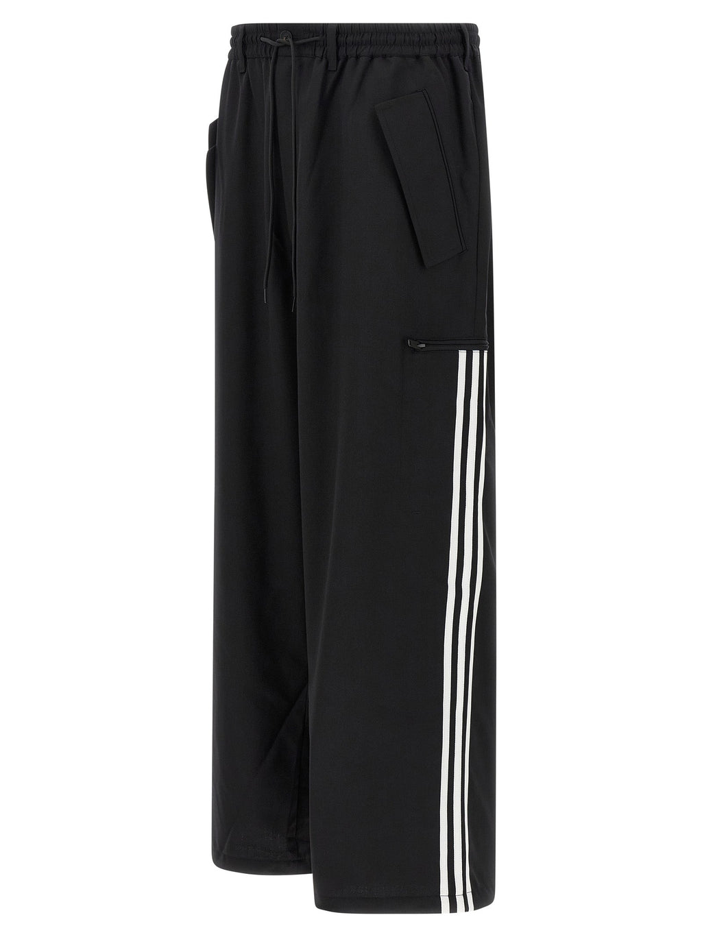 Y-3 Black Polyester Casual Pants