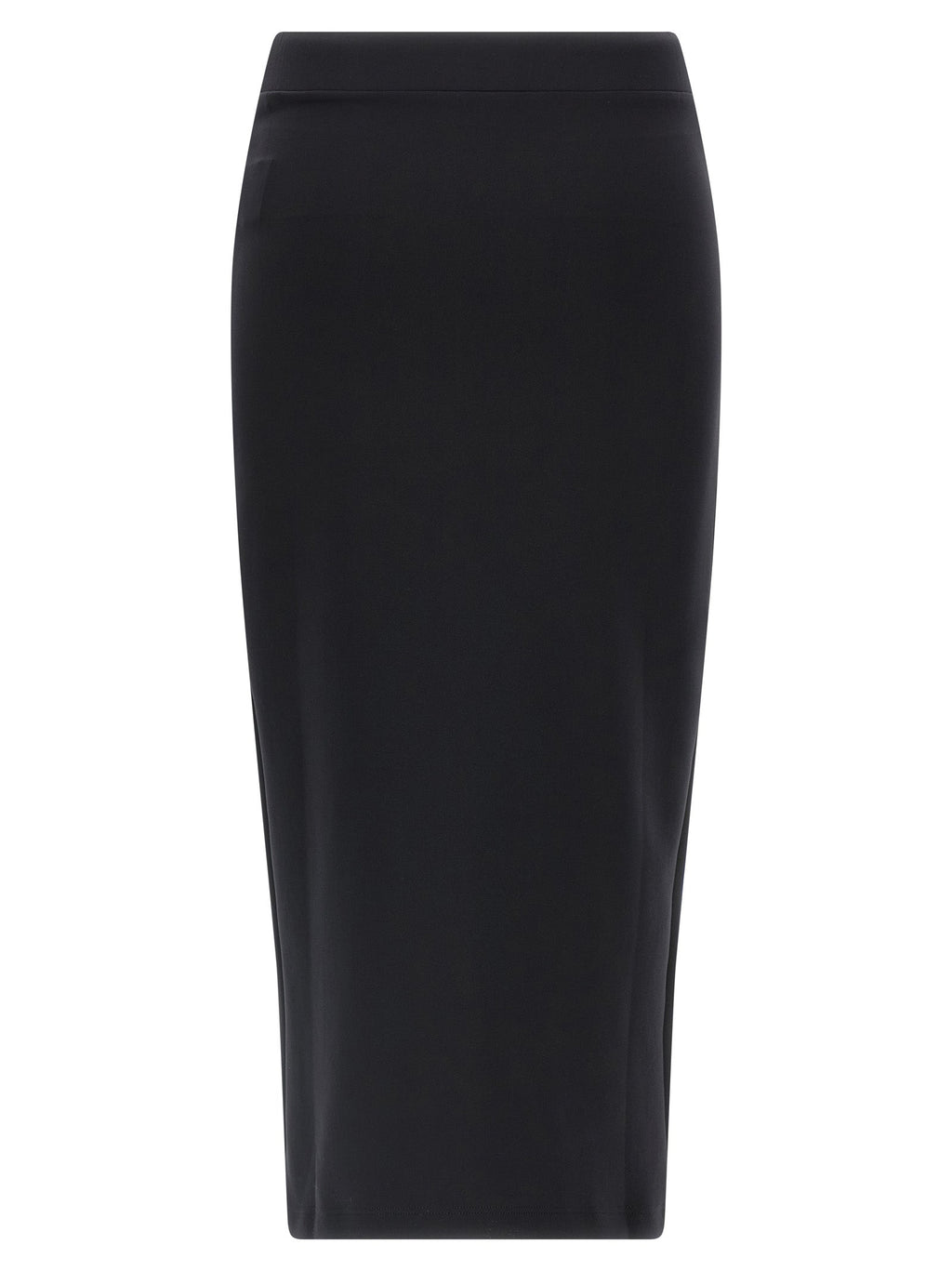 Off-White Black Polyamide Midi Skirt