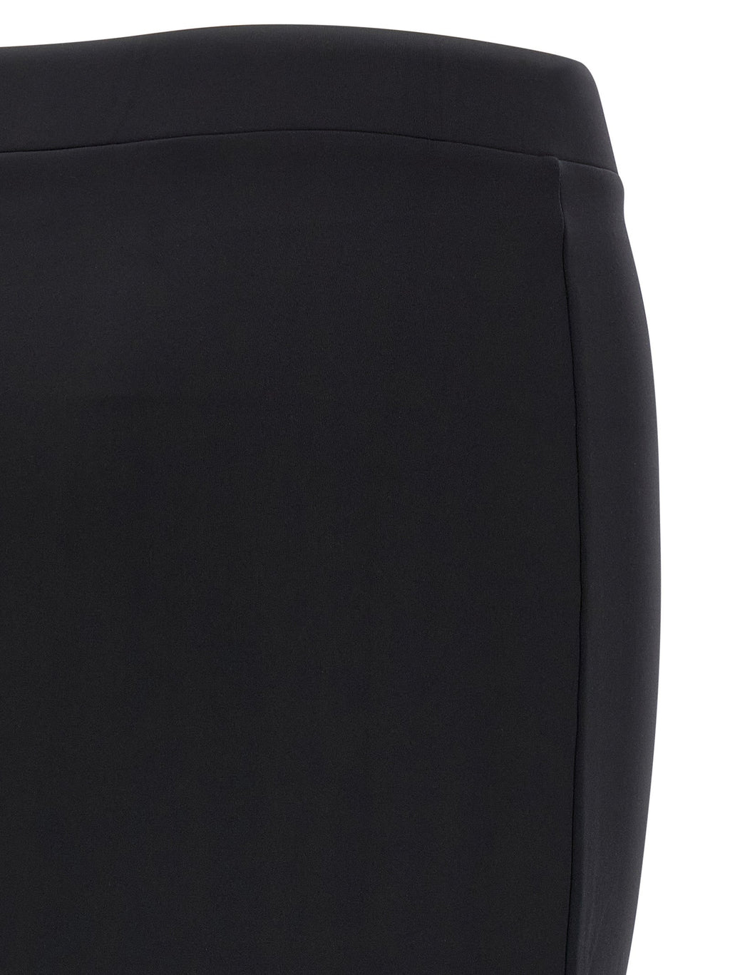 Off-White Black Polyamide Midi Skirt