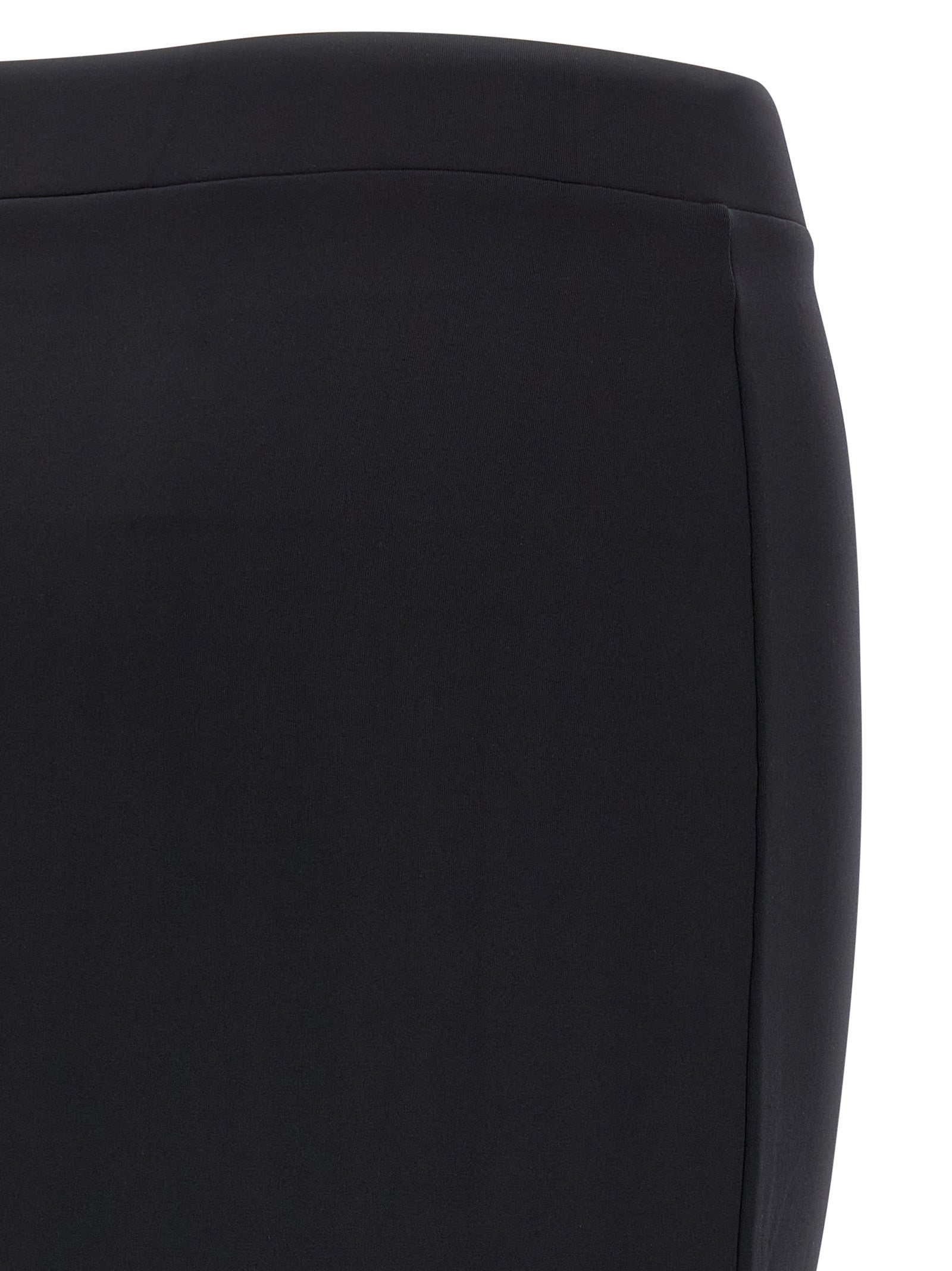 Off-White Black Polyamide Midi Skirt