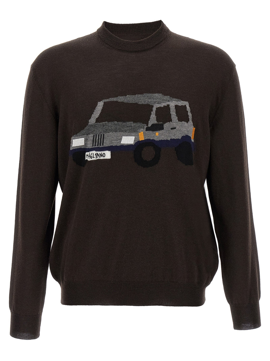 Magliano Brown Wool Cardigan