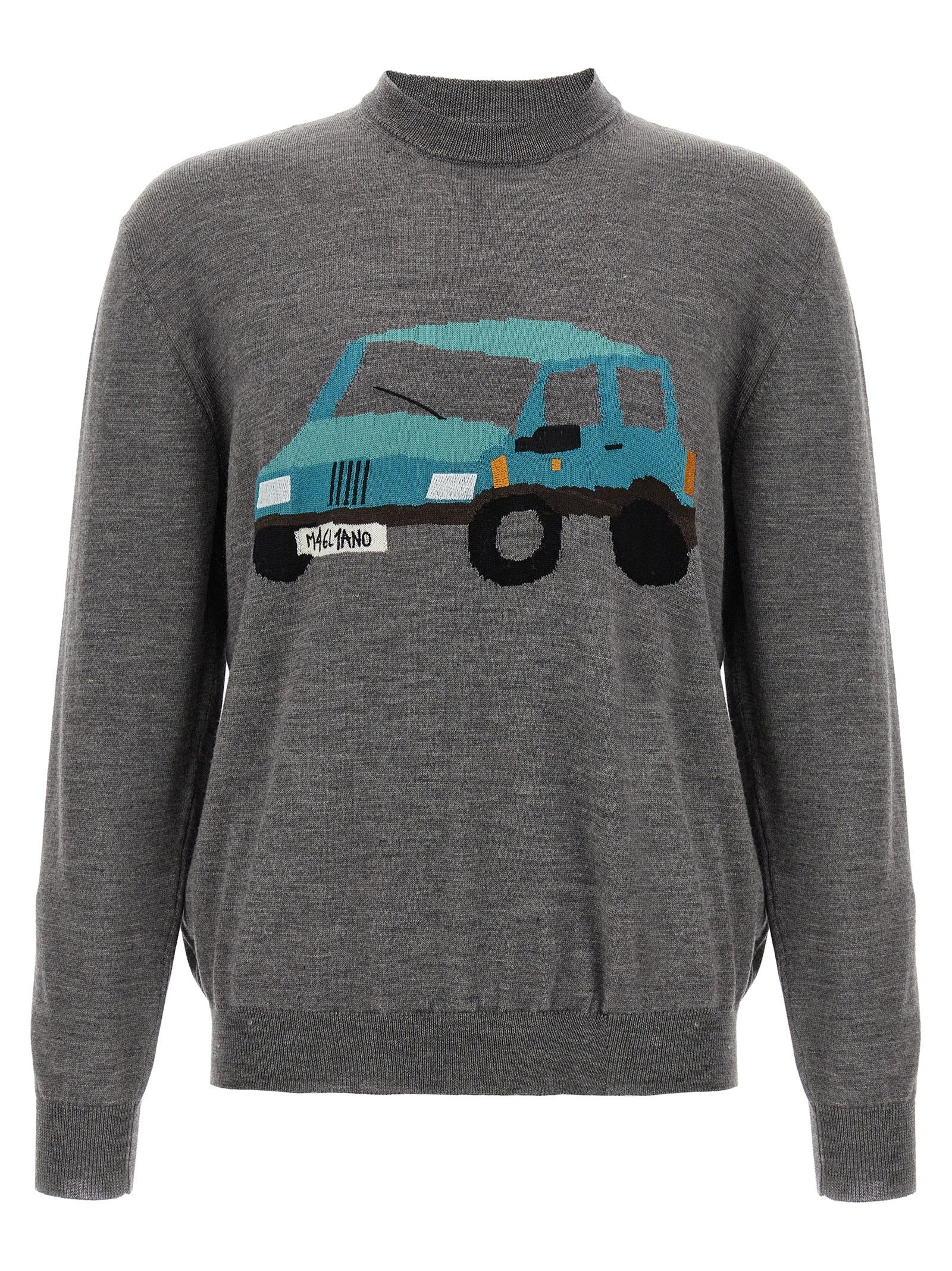 Magliano Gray Wool Cardigan
