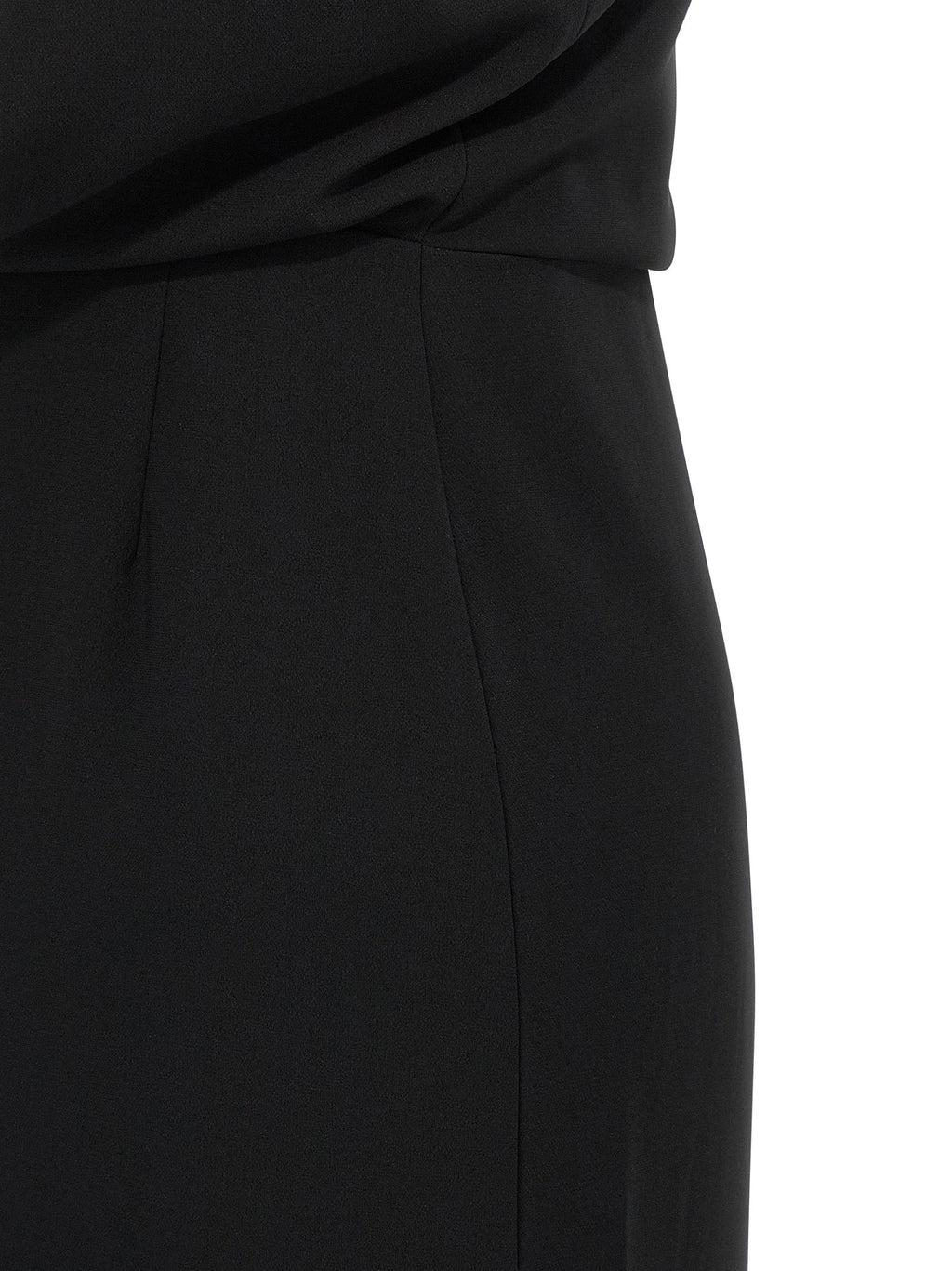 Max Mara Black Triacetate Long Dress