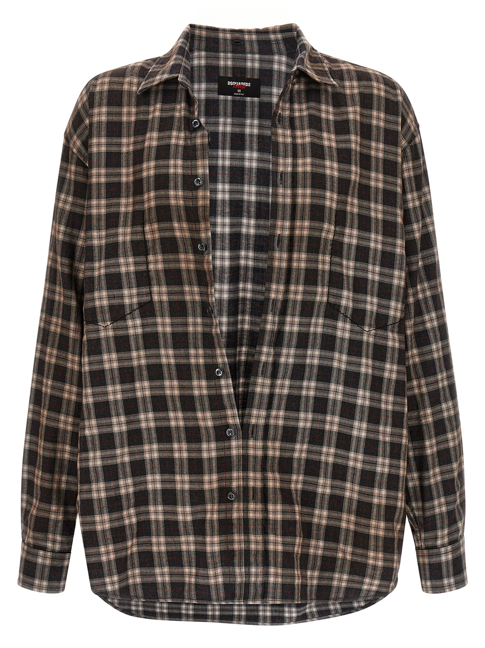 Dsquared² Multicolor Cotton Blouse