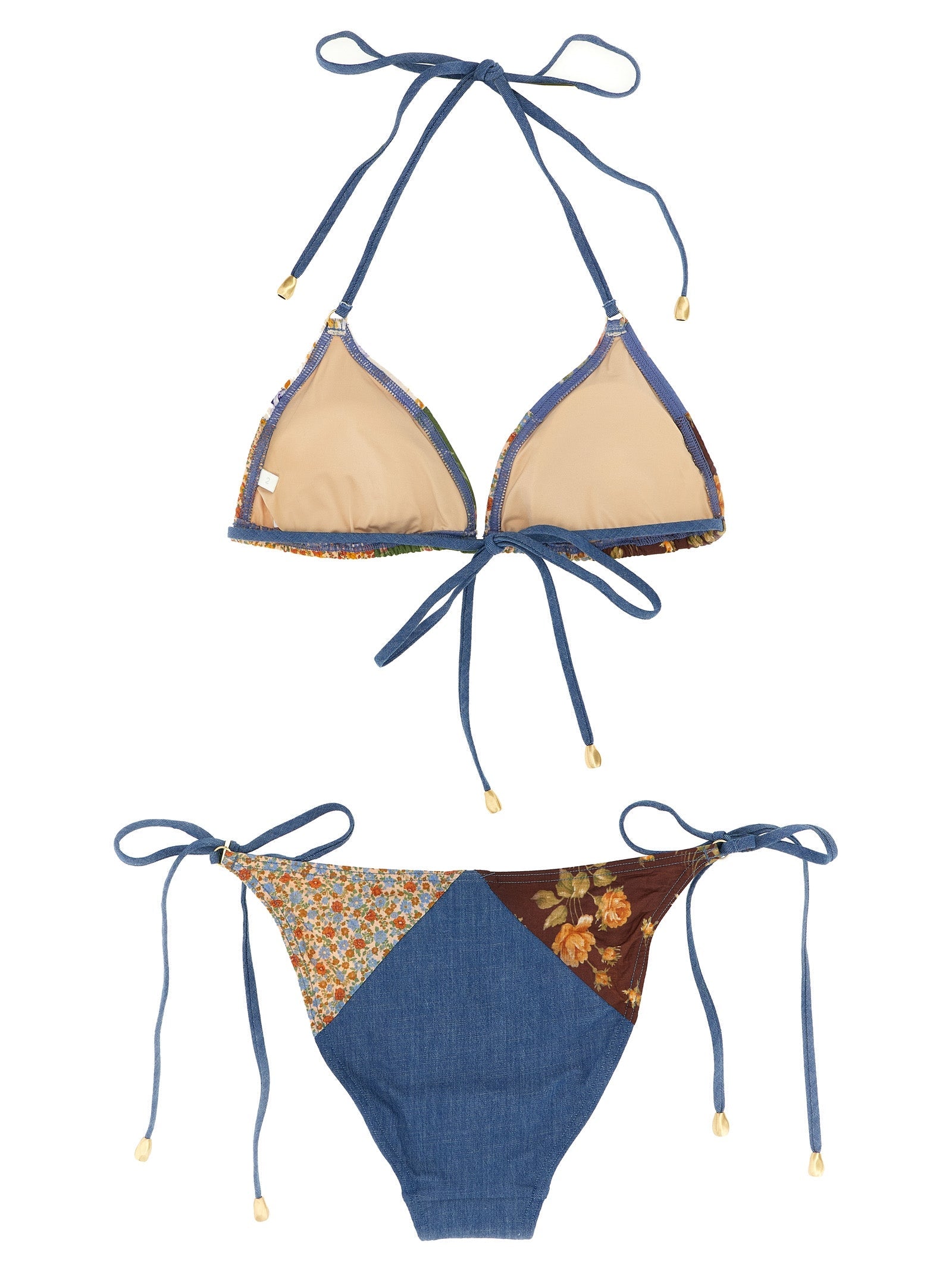 Zimmermann Multicolor Cotton Bikini