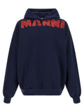 Marni Blue Cotton Sweatshirt