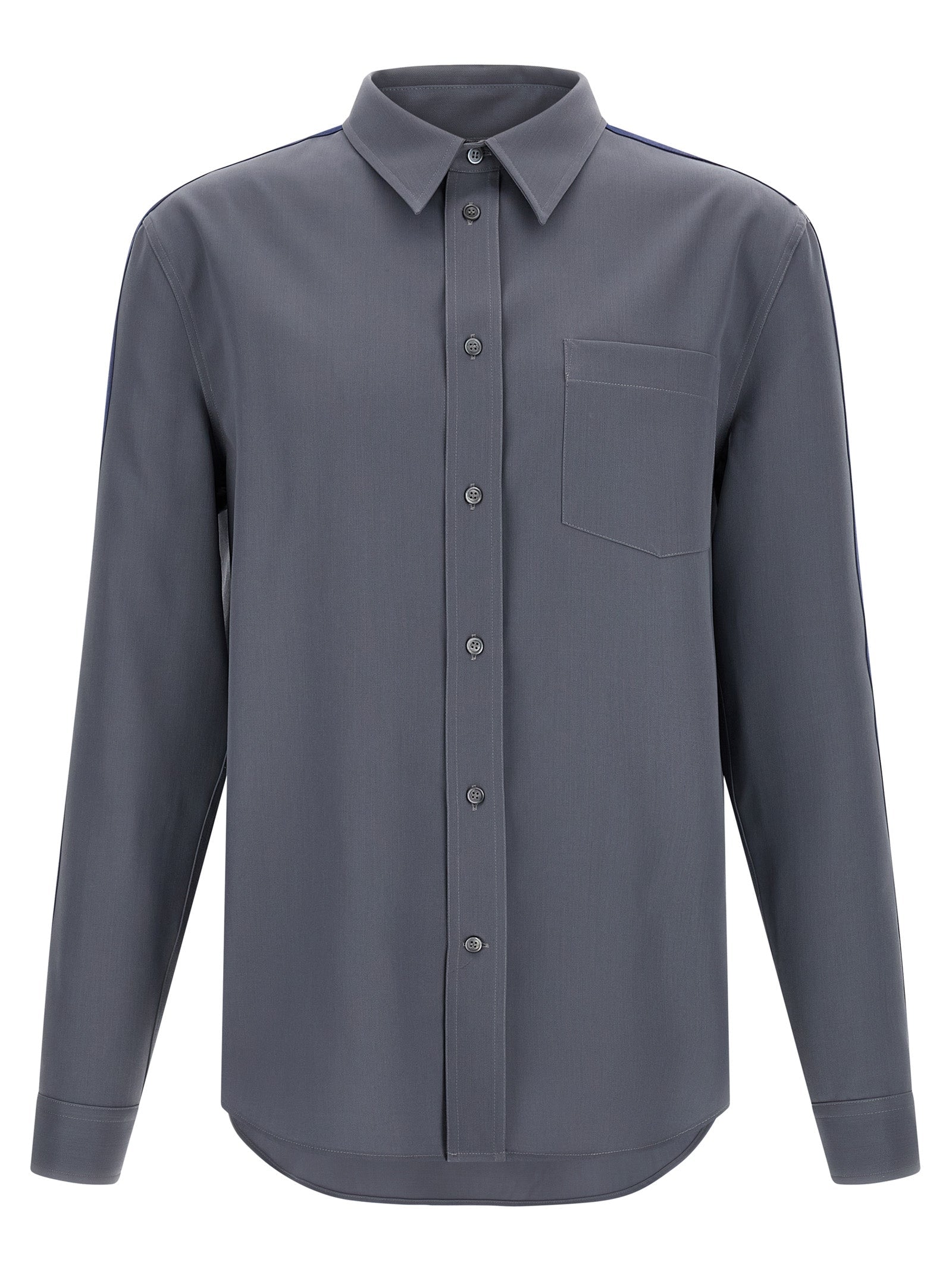 Marni Gray Virgin Wool Blouse