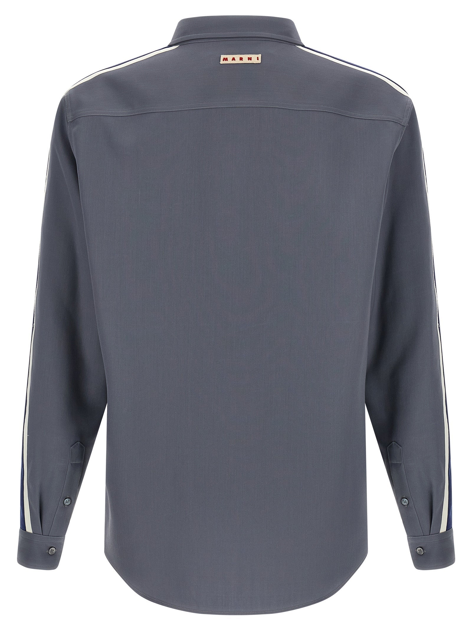 Marni Gray Virgin Wool Blouse