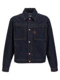 Casablanca Blue Cotton Denim Jacket