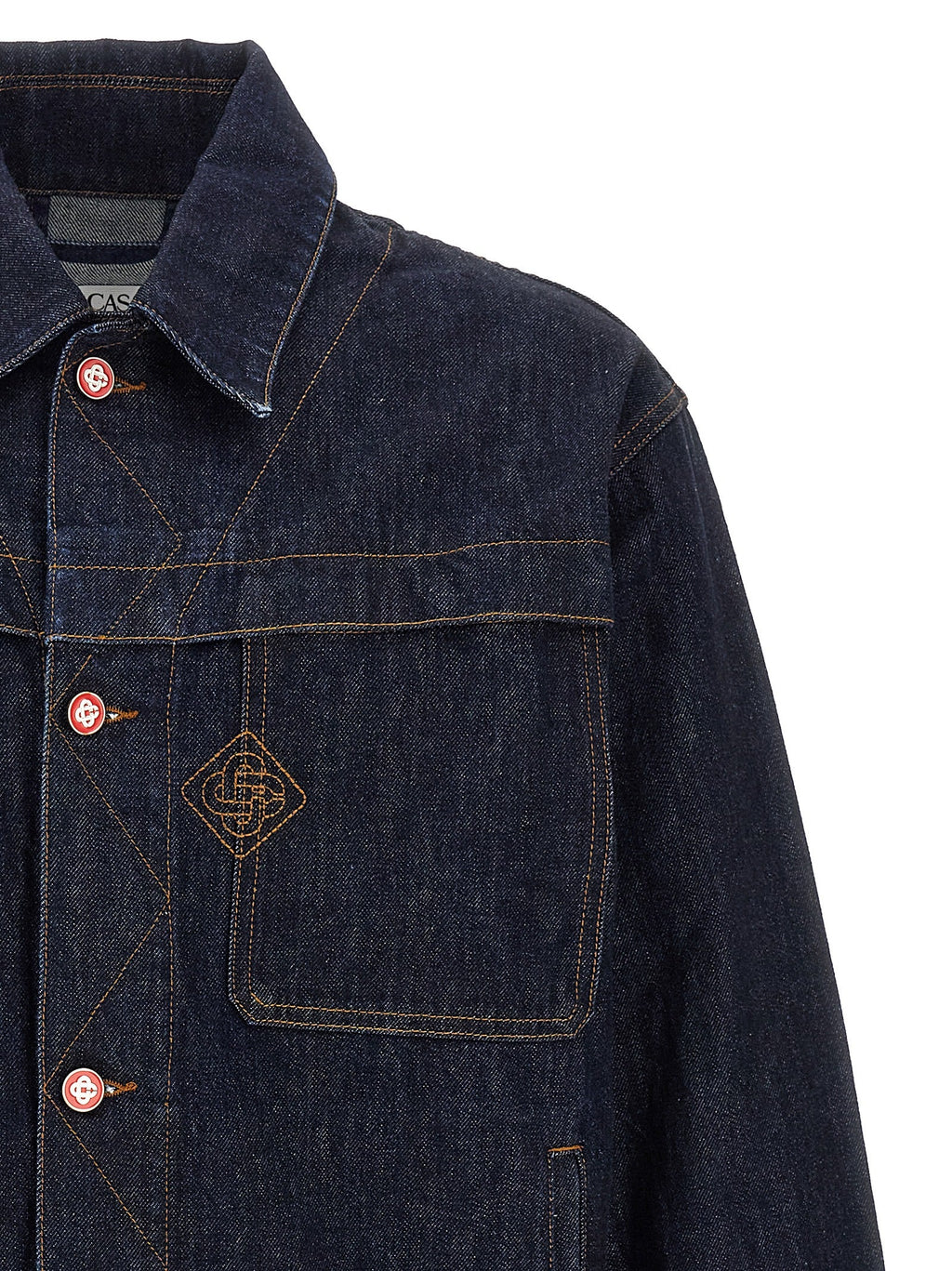 Casablanca Blue Cotton Denim Jacket