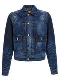 Kenzo Blue Cotton Denim Jacket