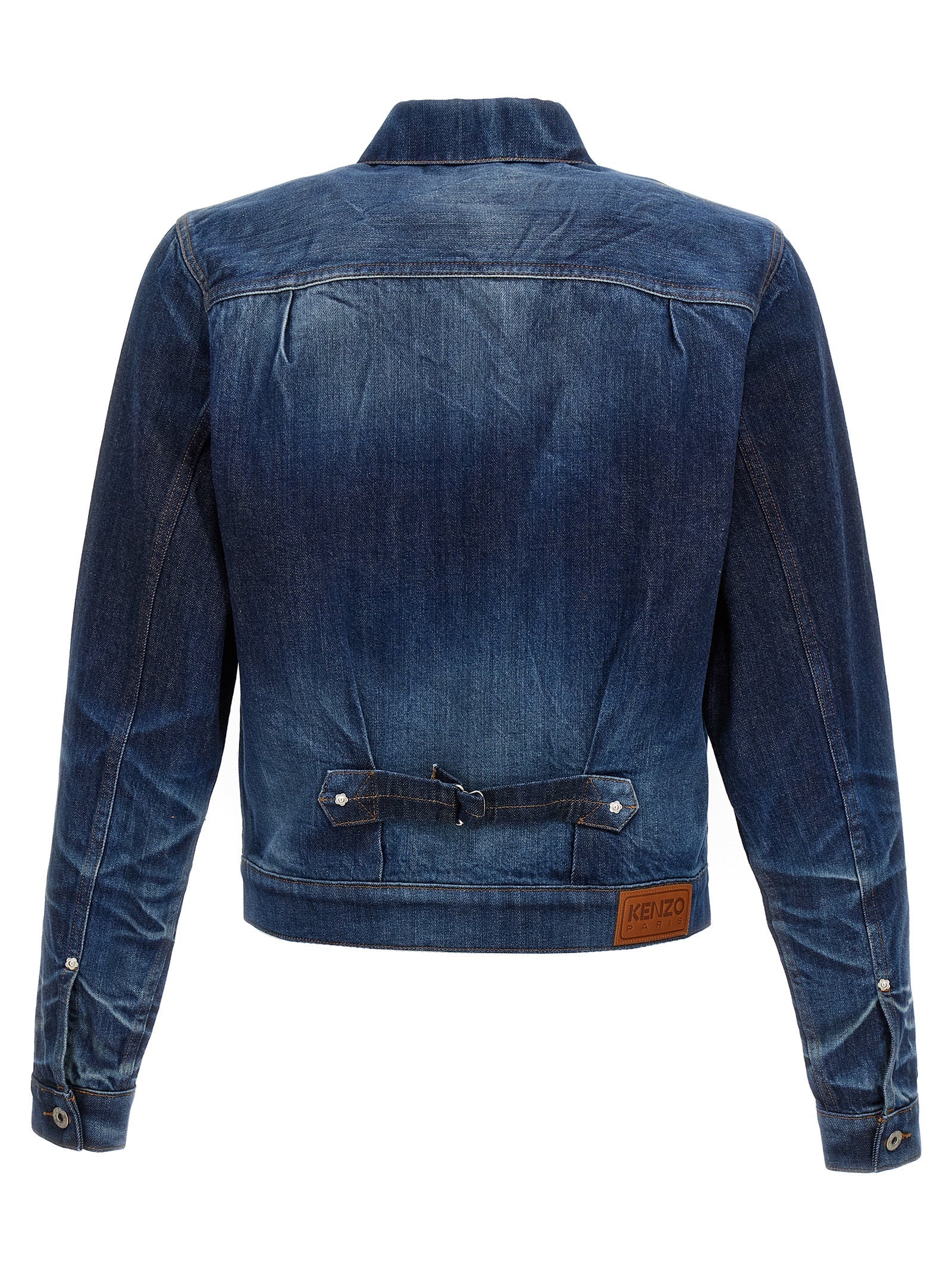 Kenzo Blue Cotton Denim Jacket