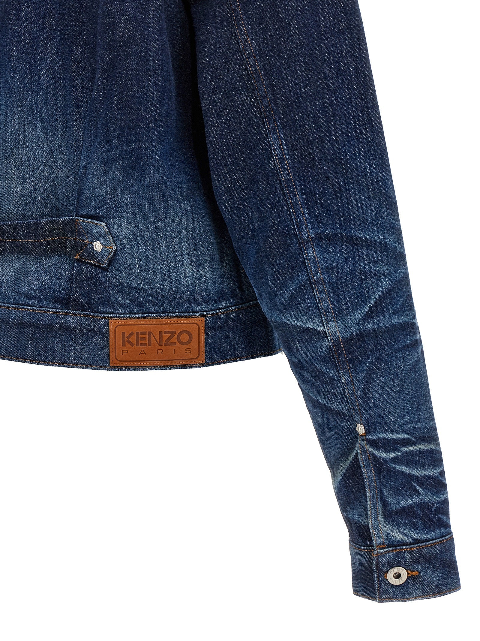 Kenzo Blue Cotton Denim Jacket