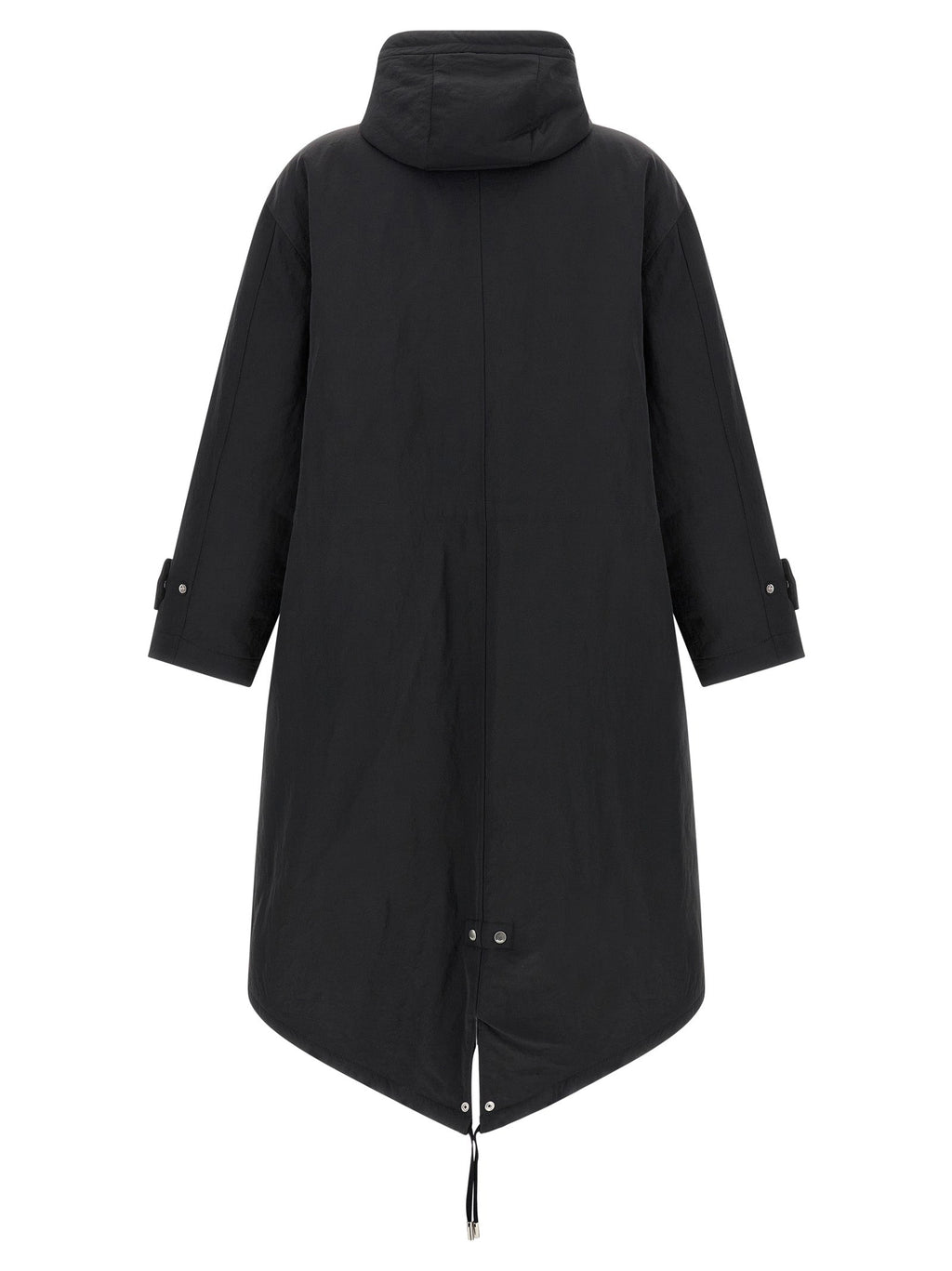 Ami Paris Gray Polyamide Parka