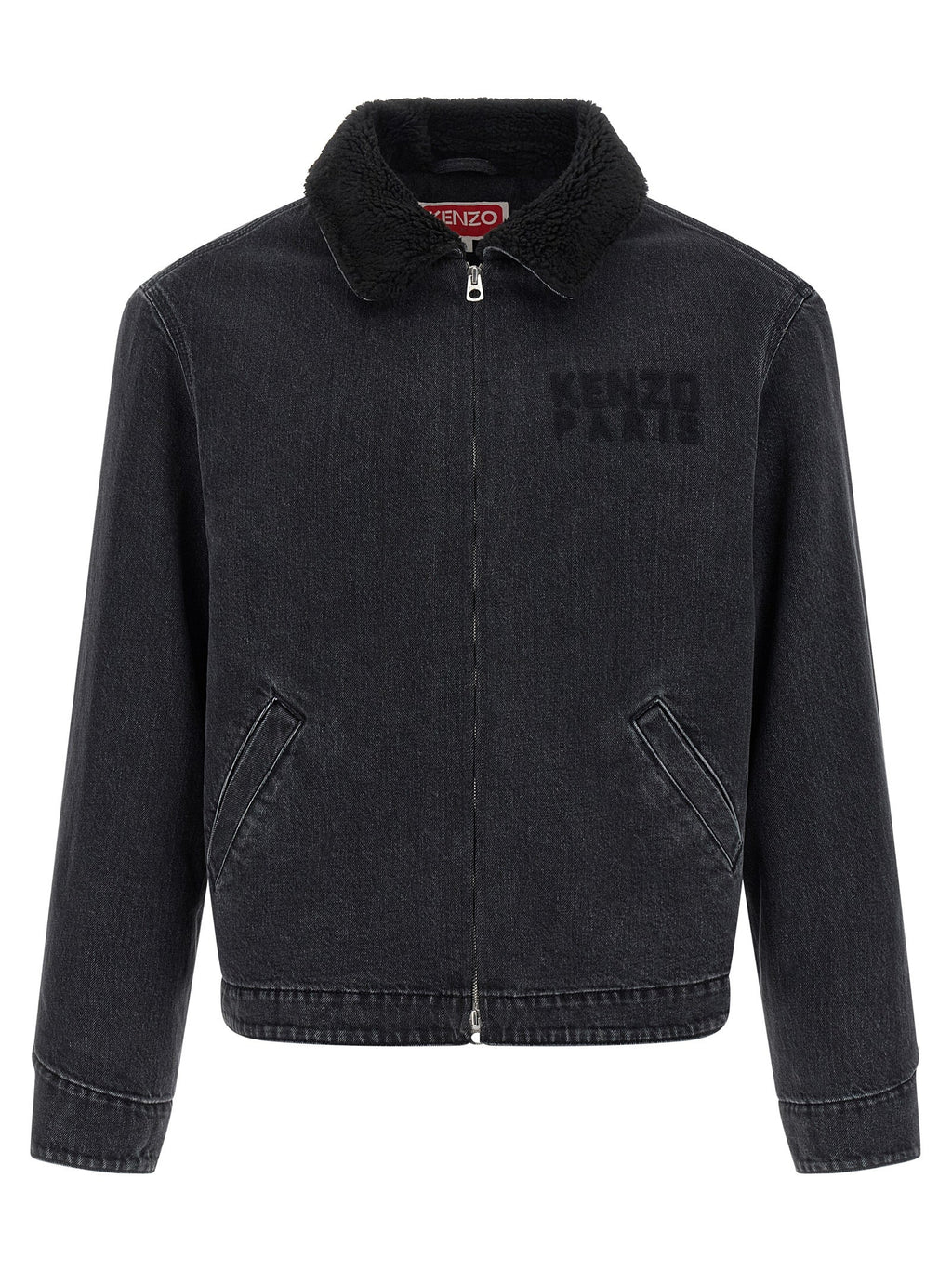 Kenzo Black Cotton Denim Jacket