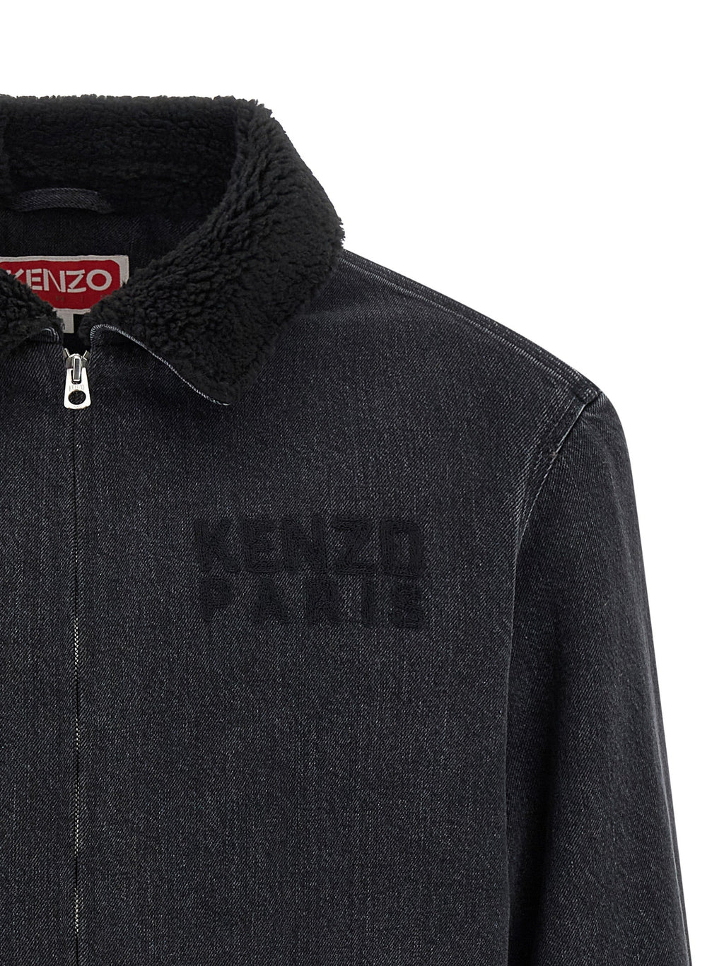 Kenzo Black Cotton Denim Jacket