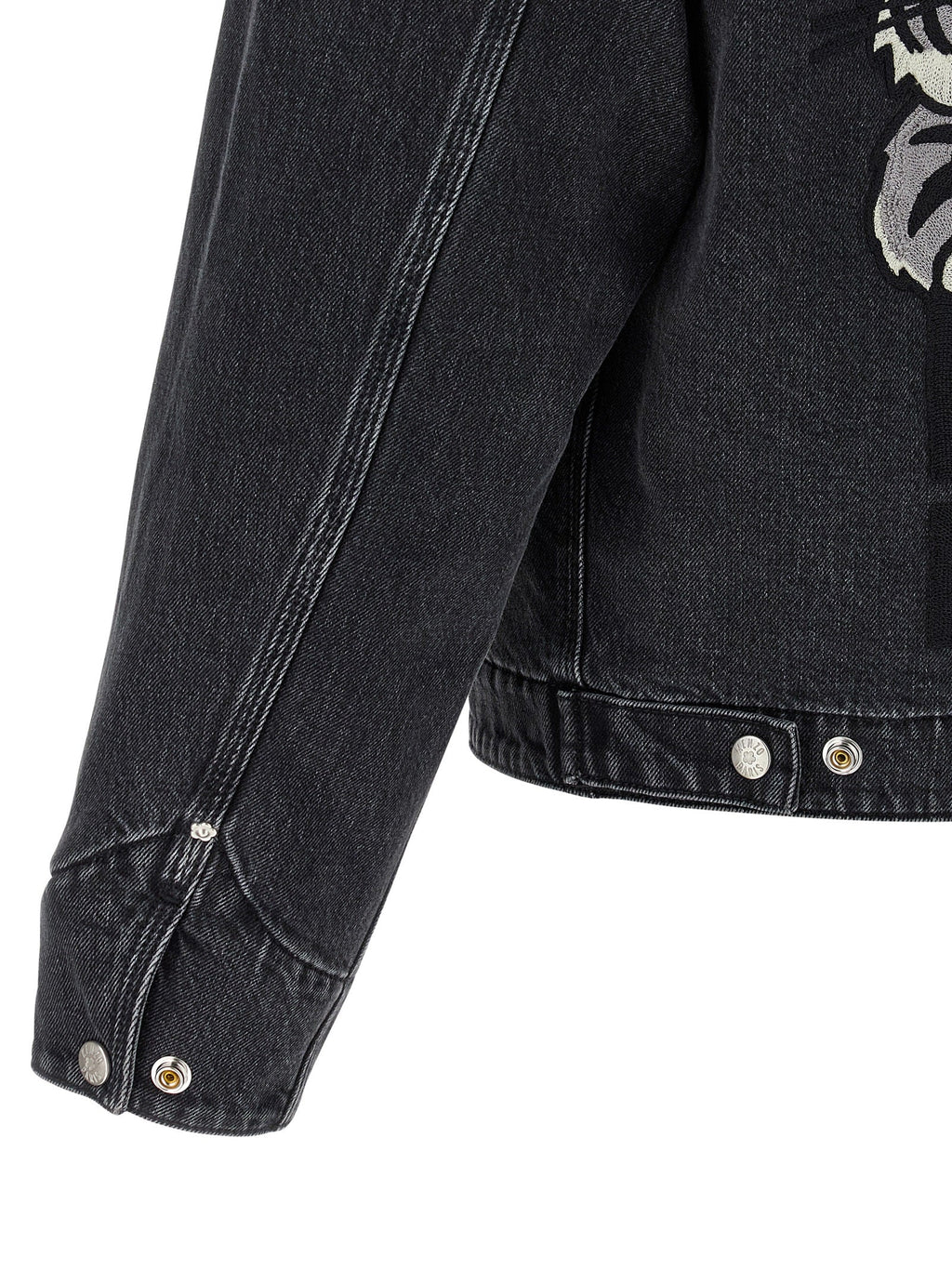 Kenzo Black Cotton Denim Jacket